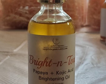 Turmeric and Kojic Acid Brightening Oil, Brightening Oil, Yoni Lightening Oil, Face Lightening Oil, Blemish Oil, Turmeric Oil