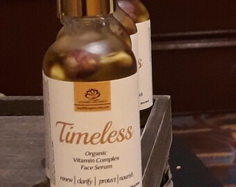 Timeless Face Serum,  Clearly Face Serum, Vit. A C E Serum, Serum, Facial Moisture, Dry Skin Care, Oily Skin Care, Balanced Skin Care