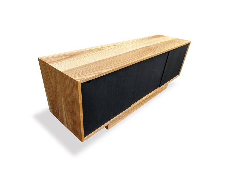 Midcentury Sliding Door Media Etsy