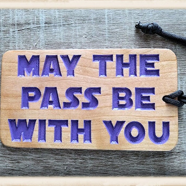 WOOD HALL PASS | This makes a great one of a kind gift to the teacher with a space themed classroom | hall passes for classroom