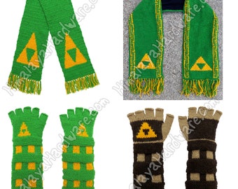 Legend of Zelda Gauntlets & Scarf