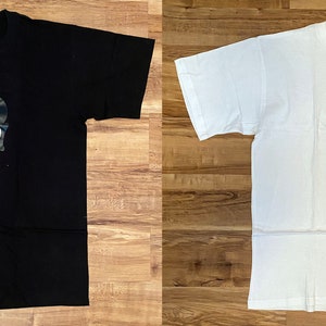 Buddha T-Shirt: Men&#39;s yoga face statue 100% Cotton Large XL Black White Bhairava Bhairab Bhairav