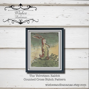 The Velveteen Rabbit Counted Cross Stitch Pattern - Stitch a Beloved Classic | PDF