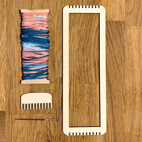 Bright Bookmark Weaving Loom Kit Learn to Weave With Fun Etsy