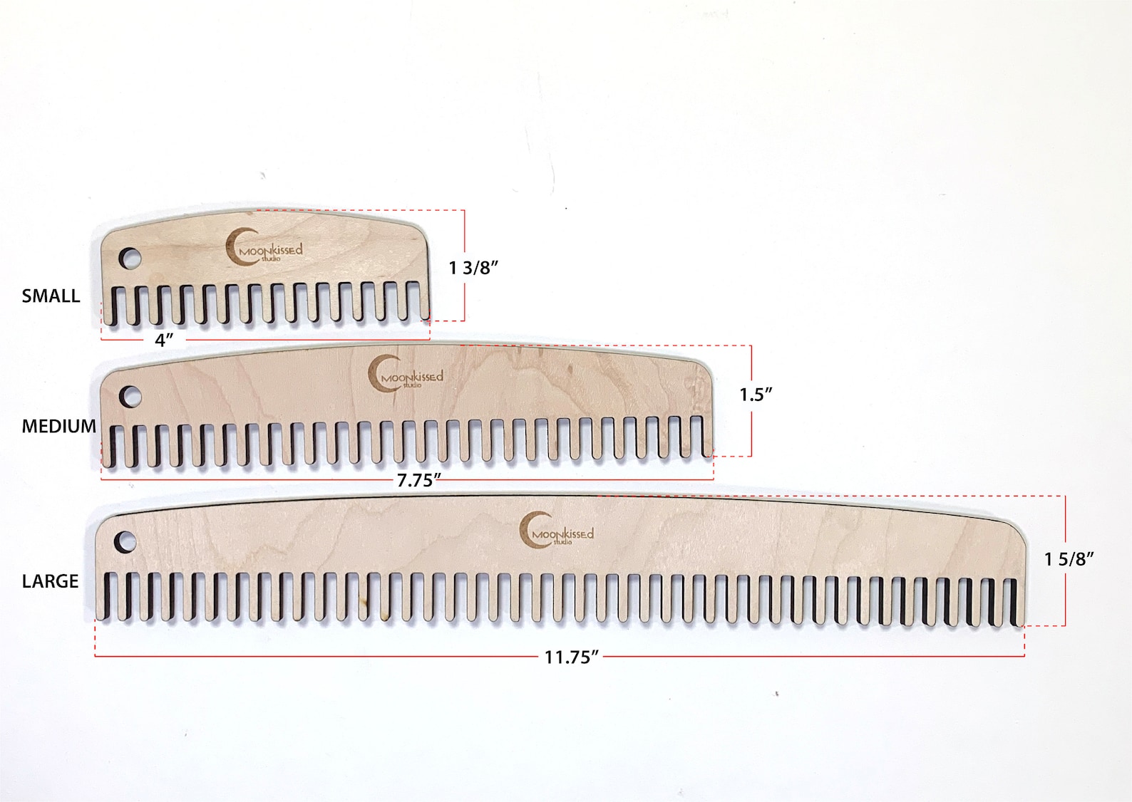 Weaving Combs Various Sizes, Small, Medium and Large, Weaving Tool ...