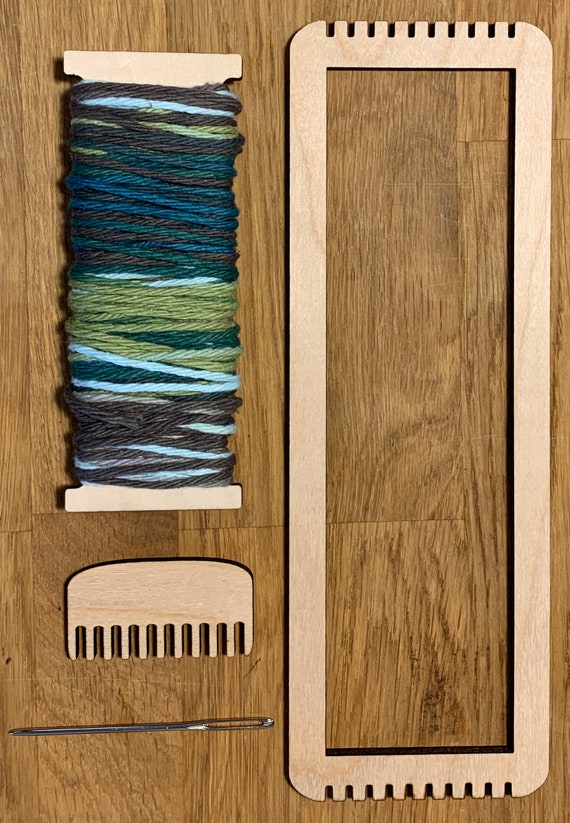 Bookmark/bracelet Loom Kit Small Loom, Craft Kit Weaving 