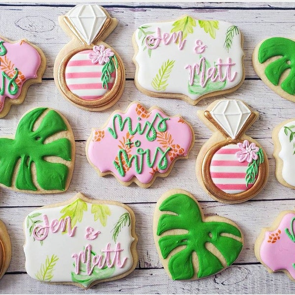 Bridal Shower Cookie Etsy