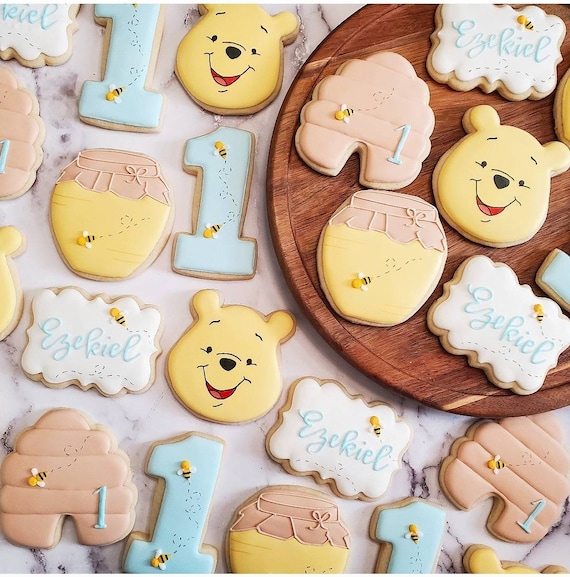 Winnie the Pooh Birthday Cookies