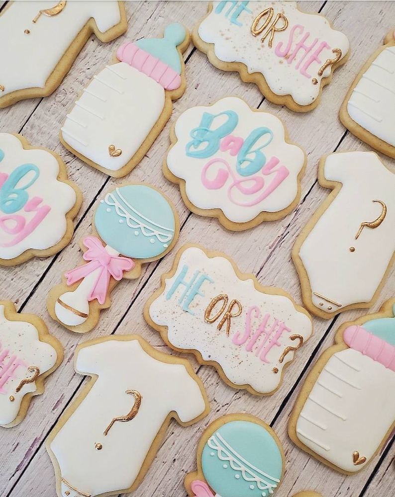 Baby Gender Reveal Cookies afbeelding 3