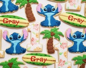 Stitch Birthday Cookies, Lilo and Stitch 