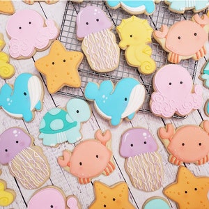 Under the Sea Cookies, Ocean Animals