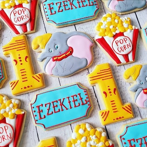 Dumbo Cookies, Birthday Cookies