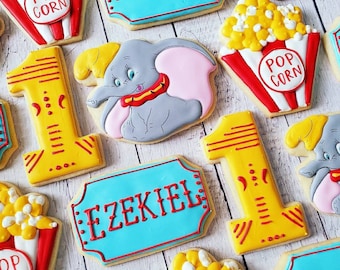 Dumbo Cookies, Birthday Cookies