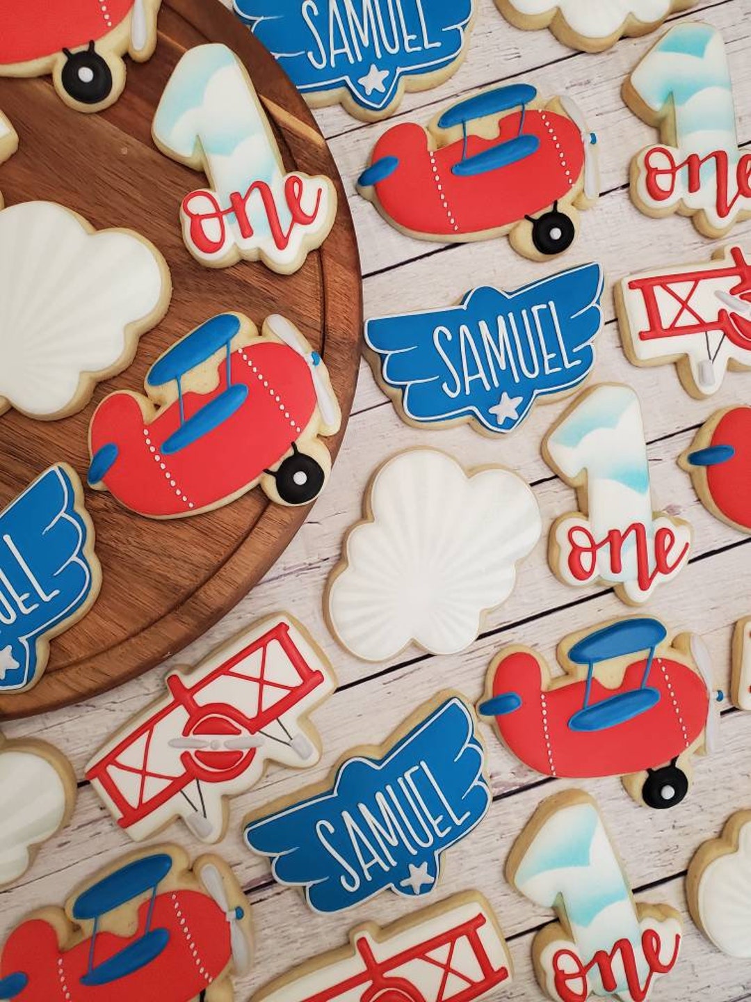 Airplane Cookies, Sugar Cookies, Aviation Etsy