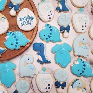 Baby Dinosaur Cookies
