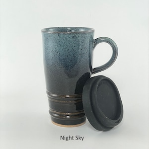 A Night Sky Travel Mug with Lid