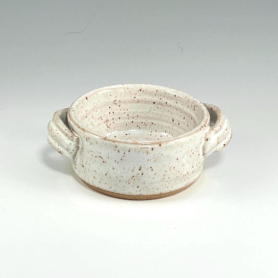 Handgemachtes Keramik-Auflaufform : 6-Unzen-Töpferwaren-Backform mit Griffen