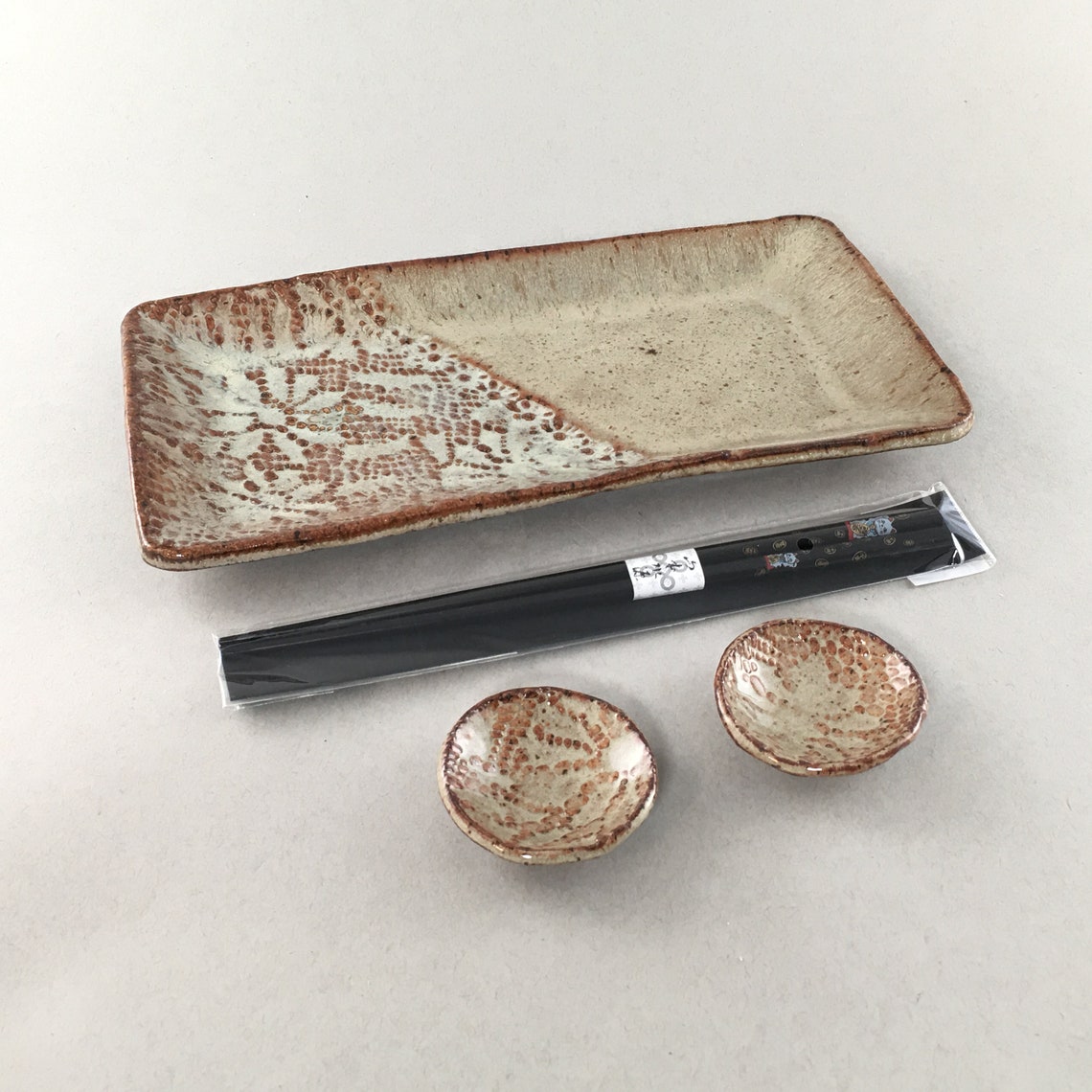 Pottery Sushi Tray Sushi Set Sushi Plate Sushi Board Dim Etsy