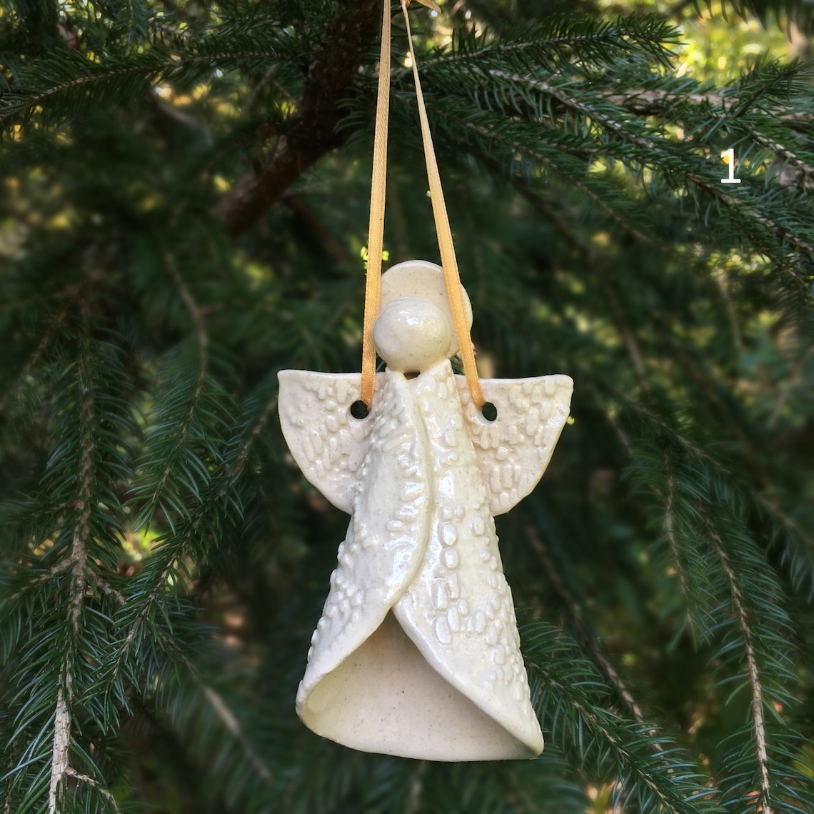 Angel Ornaments Ceramic Angel Ornaments Angel Wreath Etsy