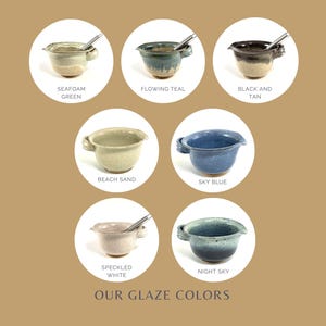 Tigela de cerâmica artesanal para massa com batedor, tigela para misturar na cozinha imagem 5