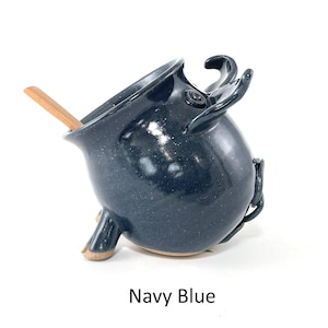 A Navy Blue Salt Pig