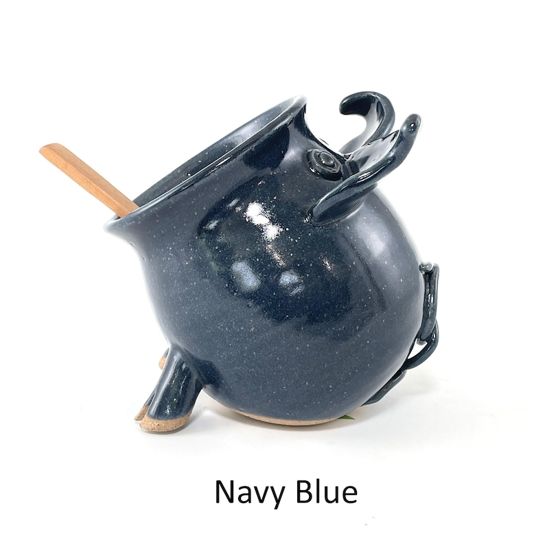 A Navy Blue Salt Pig