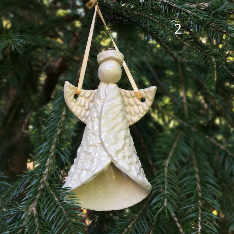 Angel Ornaments Ceramic Angel Ornaments Angel Wreath Etsy