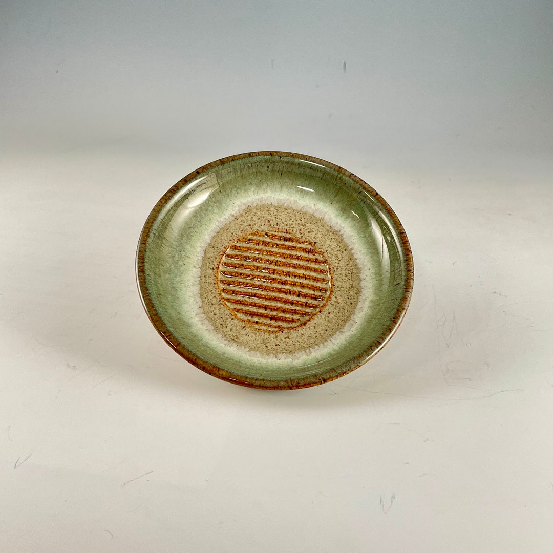 Handcrafted Ceramic Garlic Grater Rasp: Pottery Dipping Oil Dish - Etsy