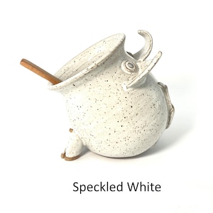 A Speckled White Salt Pig