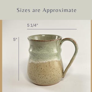 Handmade Pottery Mug: Extra Large 17-20 oz Ceramic Coffee Cup image 5