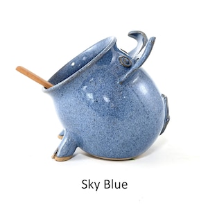A Sky Blue Salt Pig