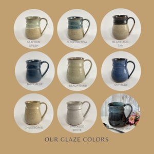 Handmade Pottery Mug: Extra Large 17-20 oz Ceramic Coffee Cup image 8