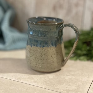 Handmade Pottery Mug: Extra Large 17-20 oz Ceramic Coffee Cup image 3
