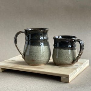 Handmade Pottery Mug: Extra Large 17-20 oz Ceramic Coffee Cup image 1