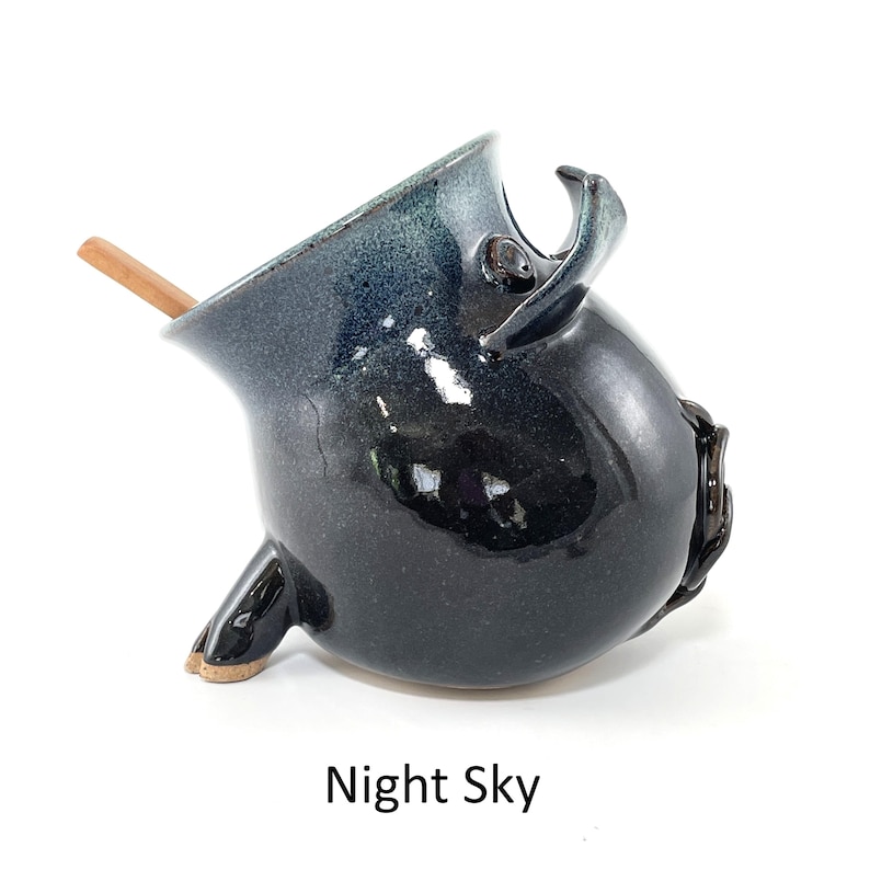 A Night Sky Salt Pig