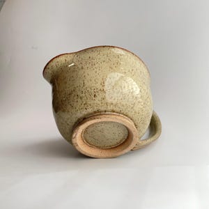 Tigela de cerâmica artesanal para massa com batedor, tigela para misturar na cozinha imagem 4