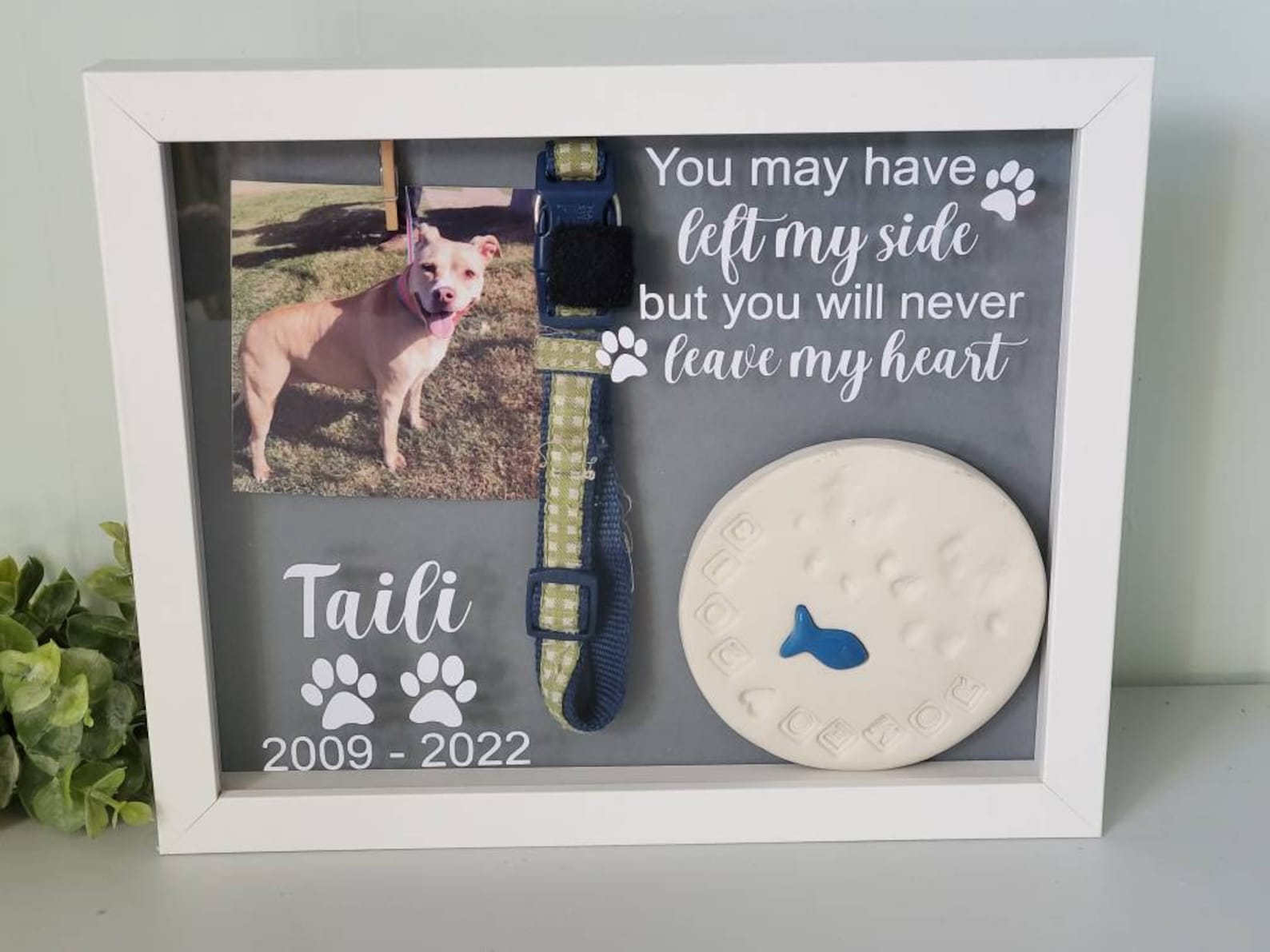 Pet Memorial, Pet Memorial Shadowbox, Dog Memorial , Cat Memorial, Loss ...