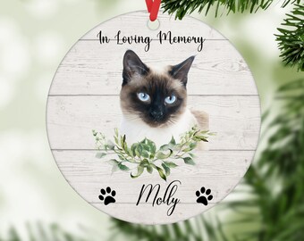 Cat memorial ornament, dog memorial ornament, PET MEMORIAL ORNAMENT, Gift for loss of dog, gift for loss of cat, dog ornament, cat ornament