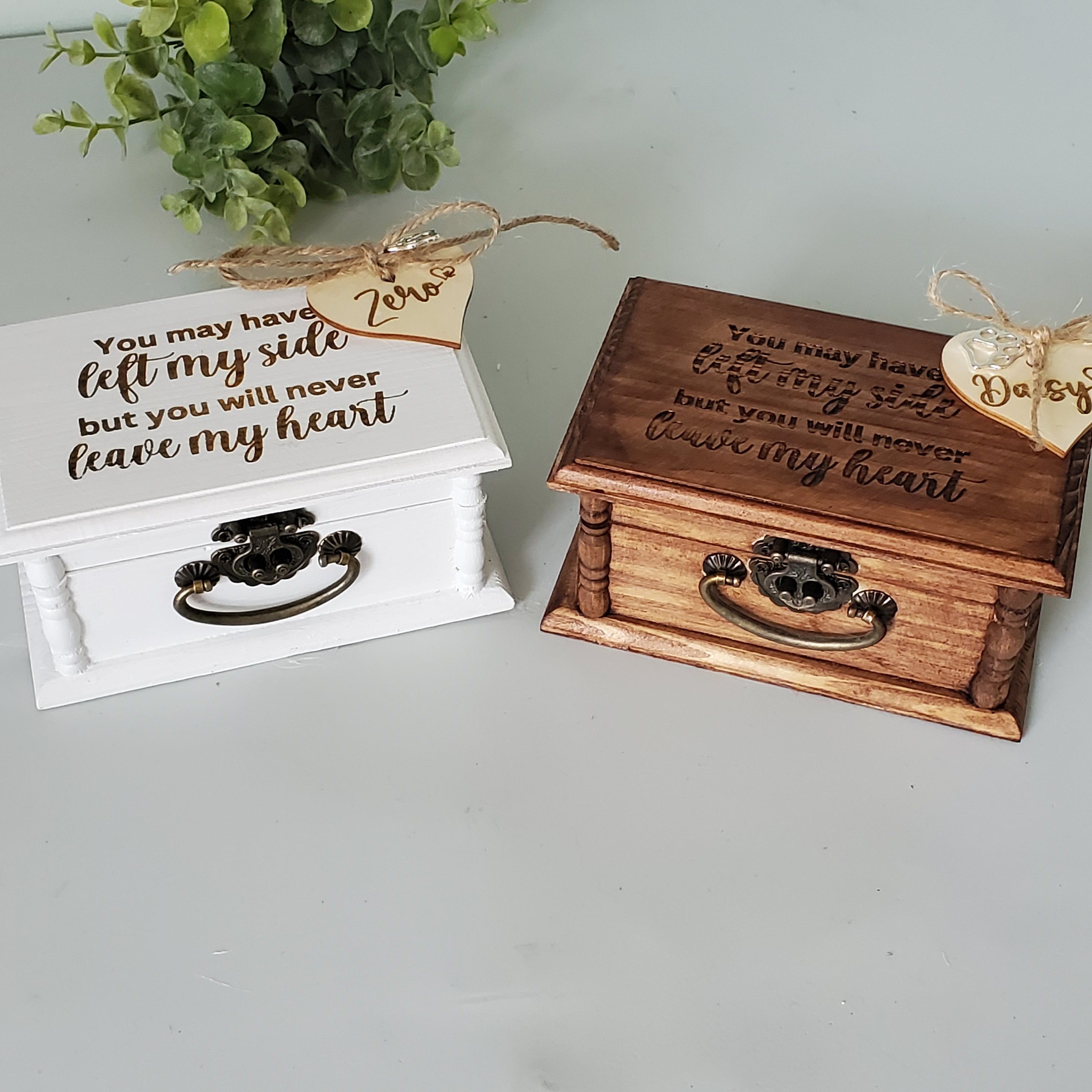 Pet Urn for Cats, Cat Memorial Pet Memorial Box Urn for Cats, Small Dog ...