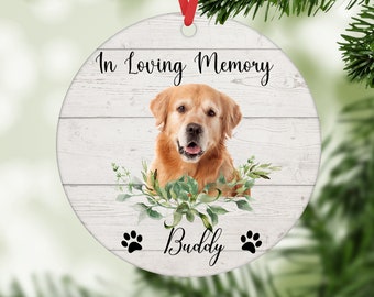 Pet Memorial Ornament, cat memorial ornament, dog memorial ornament, Gift for loss of dog, gift for loss of cat, dog ornament, cat ornament