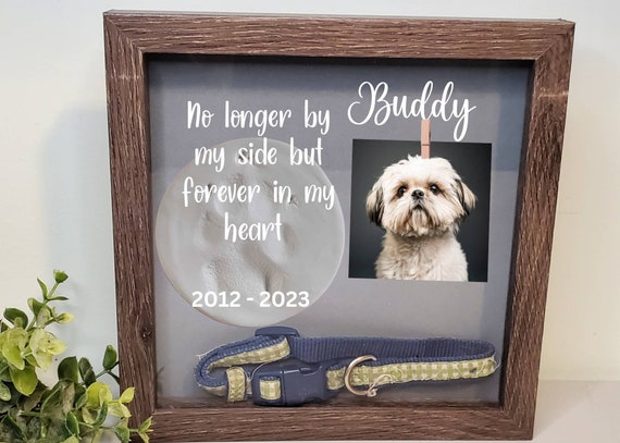 Pet Memorial Shadowbox Frame, Pet Memorial, Dog Memorial , Cat Memorial, Loss of Pet Gift, Dog Collar Frame Holder, Pet Sympathy Gift - Etsy Pet Memorial Shadowbox Frame, Pet Memorial, Dog Memorial , Cat Memorial, Loss of Pet Gift, Dog Collar Frame Holder, Pet Sympathy Gift - Etsy