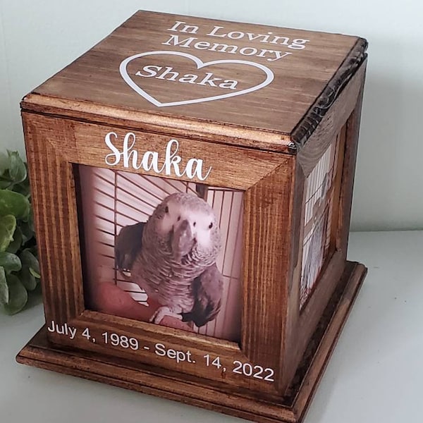 Pet Urn for birds, urn for birds, urn for small animals, Guinea pig urn, bird memorial,  urn for ferret