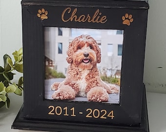 Custom Pet Urn, personalized pet urn for dogs, pet ashes urn for cats, urn box for ashes, cat urn, Dog urn, pet urn dog, dog urn for ashes