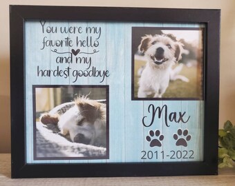 Pet Memorial, Dog Memorial Picture frame, Cat Memorial, Loss of Pet Gift, Personalized Pet Memorial, Pet Sympathy Gift,Pet memorial