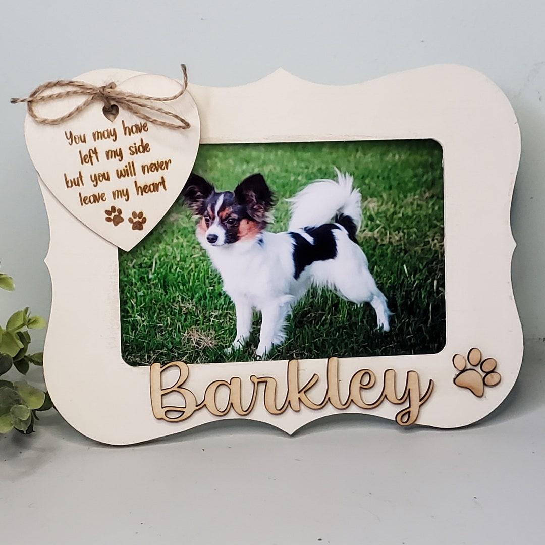 Pet Memorial Picture Frame, Pet Loss Gift for Loss of Dog, Pet Memorial ...