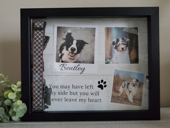 Pet Memorial Gift, Dog Memorial Frame, Personalized Dog Gift, Cat Memorial Gift, Pet Memorial Shadowbox, Pet Sympathy Gift, Pet Photo gift