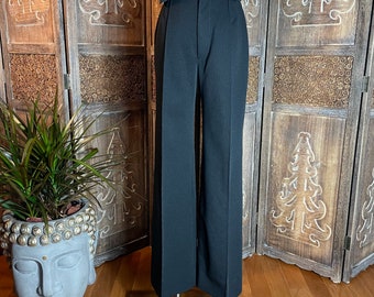 Black Wide Leg Trouser