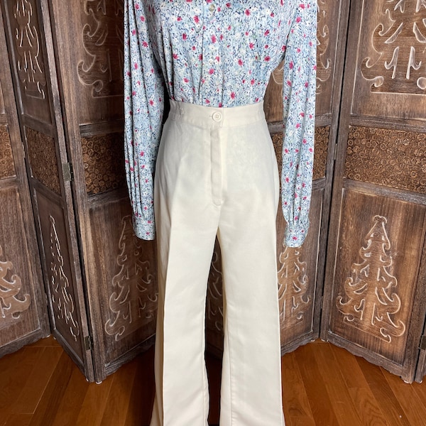 Womens White Dress Pants Etsy