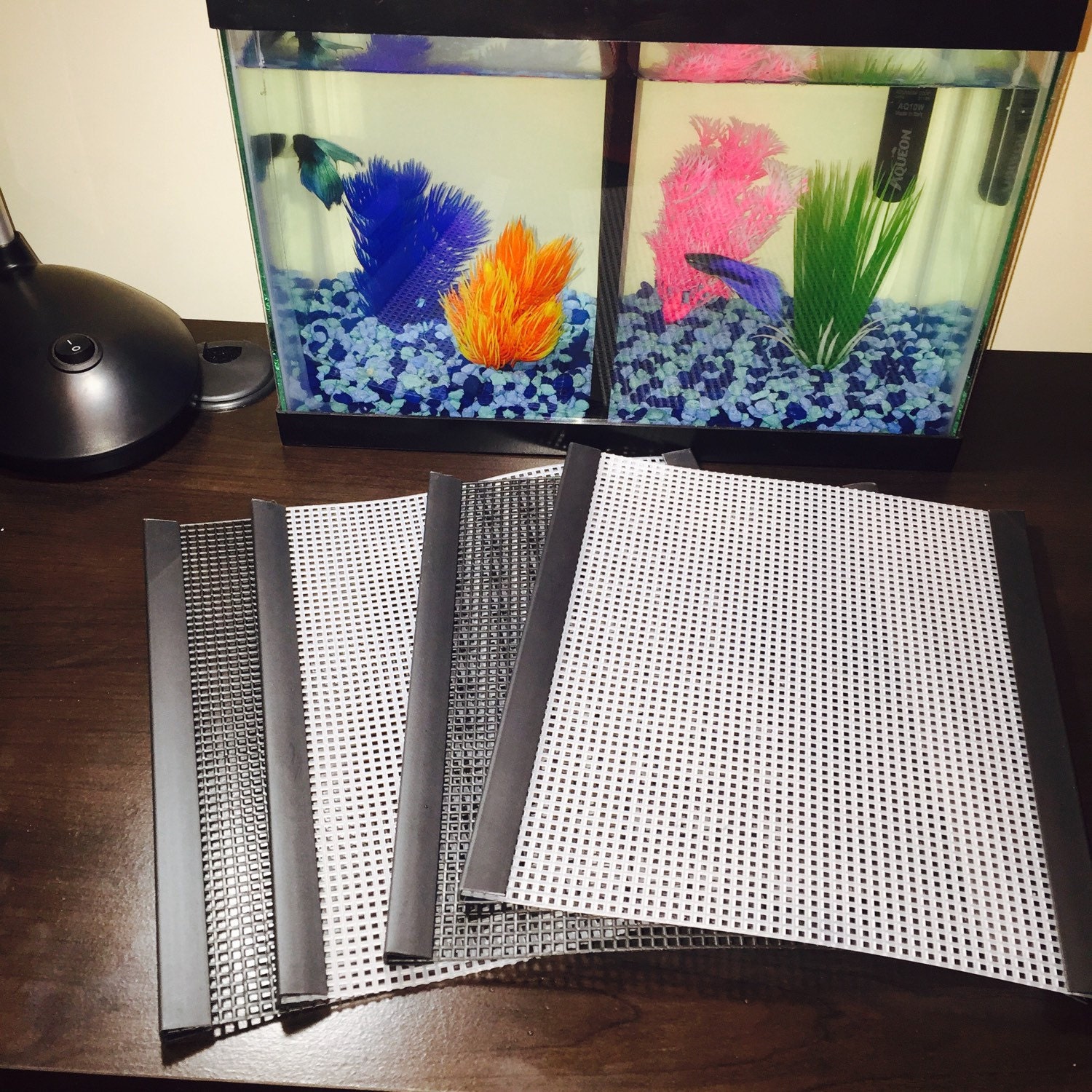 5 gallon fish tank divider Etsy