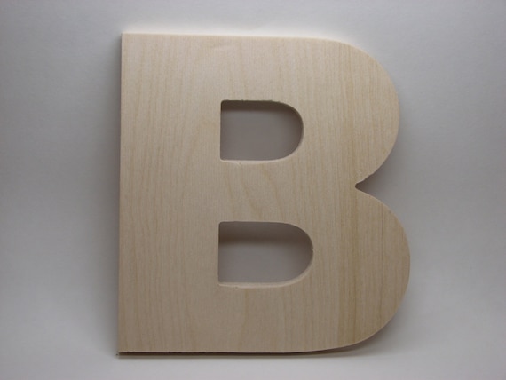 Wooden Letters 3 Inch for Crafts Unfinished Capital Wooden